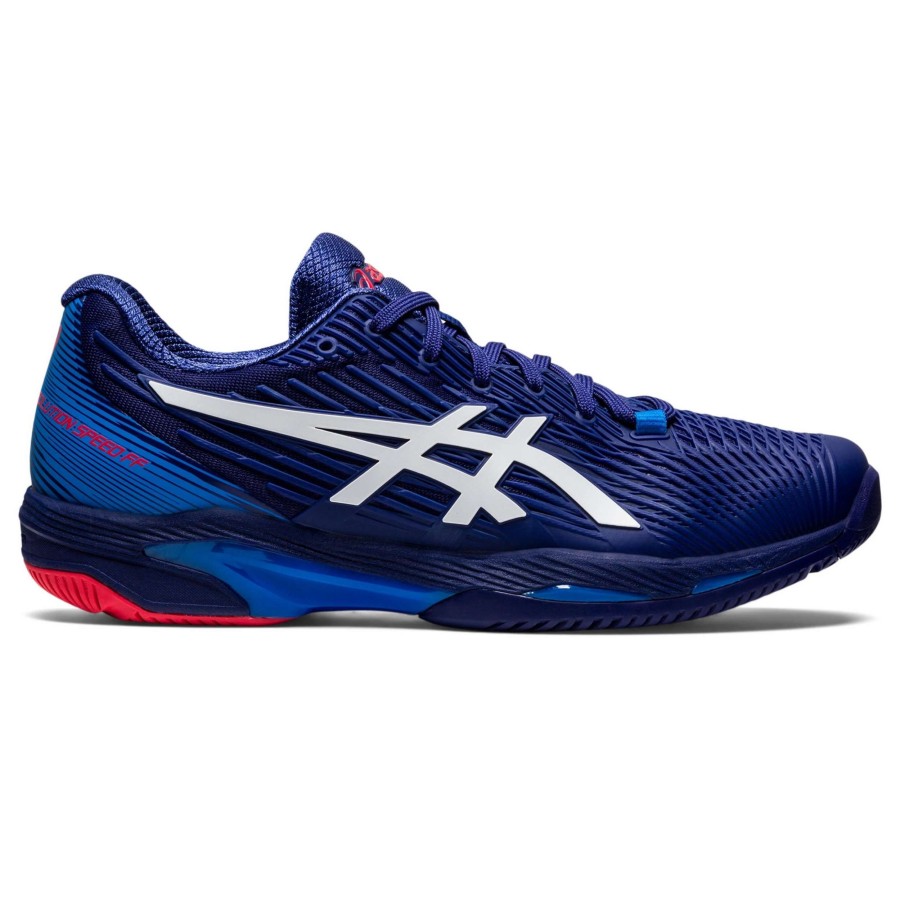 Men'S * | Asics Solution Speed Ff Men'S Tennis Shoes Dive Blue/White