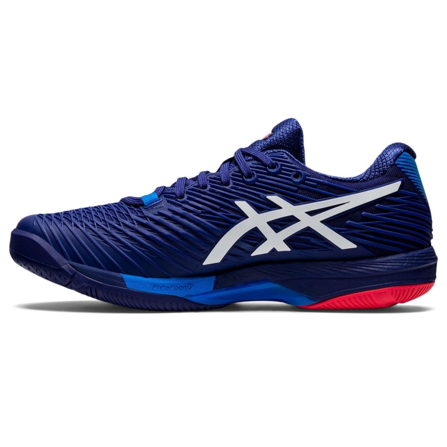 Men'S * | Asics Solution Speed Ff Men'S Tennis Shoes Dive Blue/White