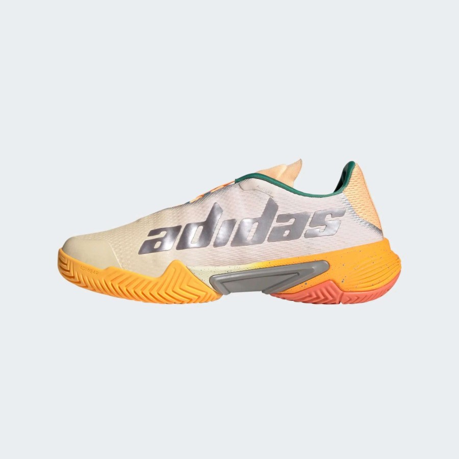 Men'S * | Adidas Barricade Men Tennis Shoes Orange/Yellow/Green Hq8416