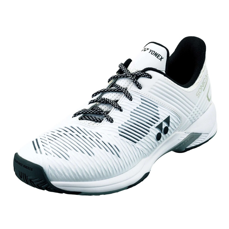 Men'S * | Yonex Sonicage Wide Men Tennis Shoes White