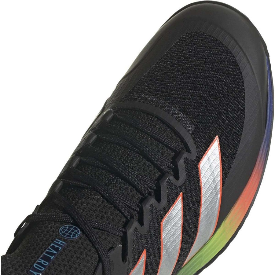 Men'S * | Adidas Adizero Ubersonic 4 Men Tennis Shoes Black/Silver/Red Gy3999