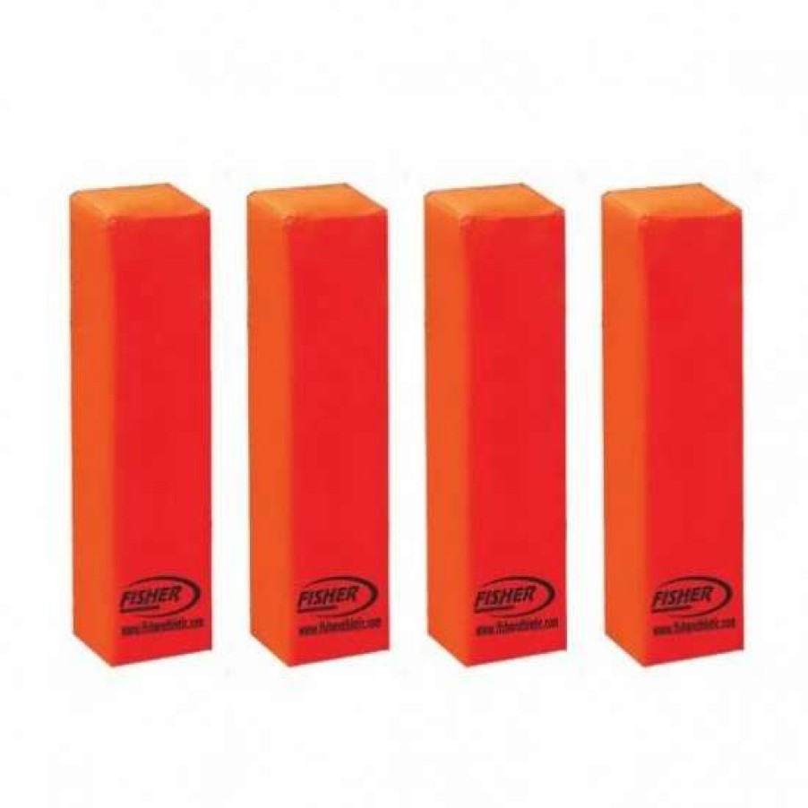 Football * | Fisher Deluxe 3Lb Weighted End Zone Pylons, Py1, Set/4 Promotions