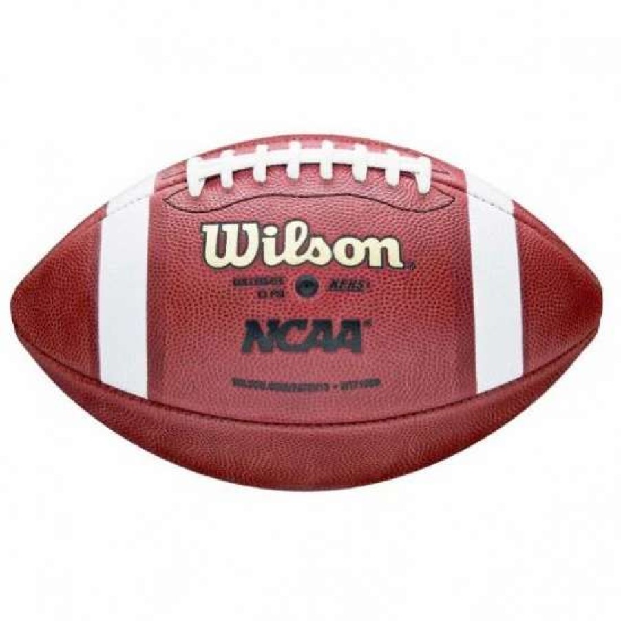 Football * | Wilson 1005 Ncaa Official Leather Game Football Best Price