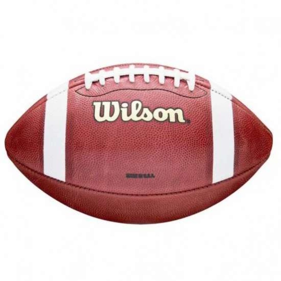 Football * | Wilson 1005 Ncaa Official Leather Game Football Best Price