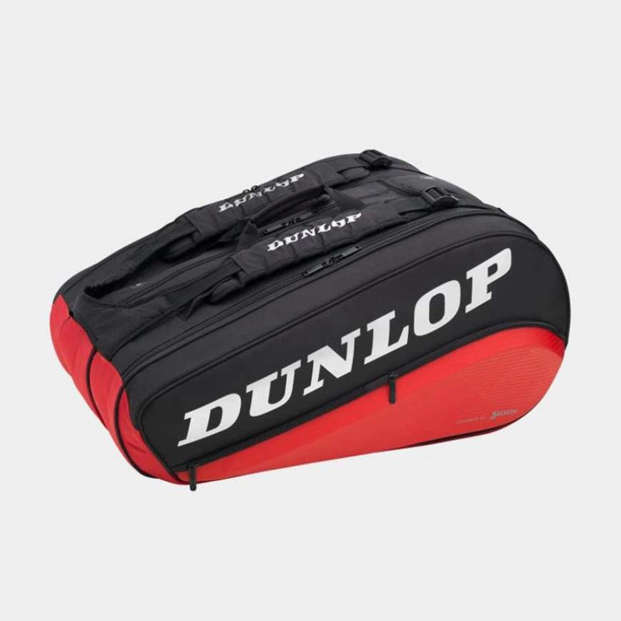 Dunlop * | Dunlop Cx Performance Thermo Red 8-Pack Tennis Bag