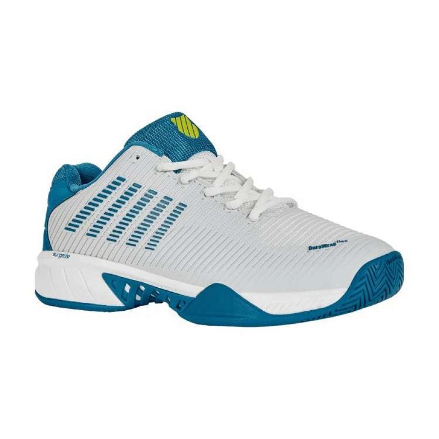 Men'S * | K-Swiss Hypercourt Express 2 Men'S Tennis Shoes White/Primrose 6613-136