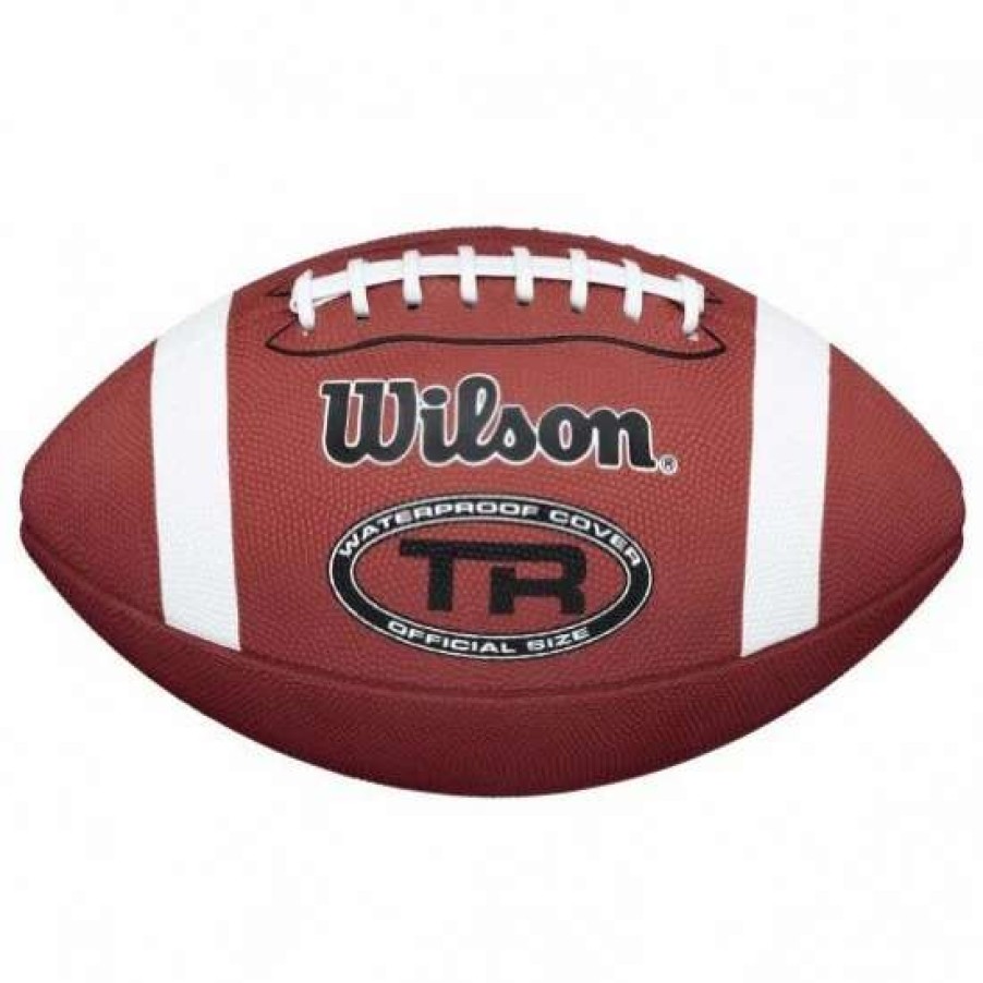 Football * | Wilson Tr Official Waterproof Rubber Football Best Price