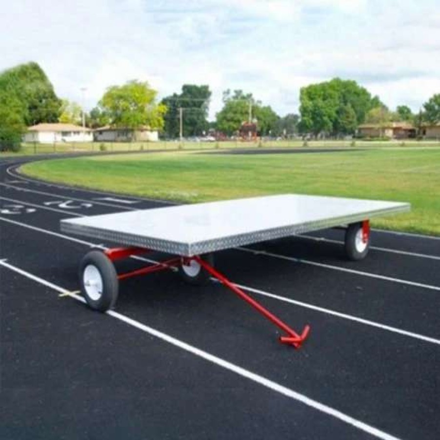 Football * | Blazer 2712 Aluminum Track Super Equipment Cart, 4 X 8 Promotions