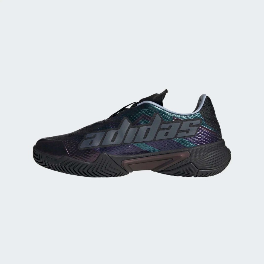 Men'S * | Adidas Barricade Men Tennis Shoes Black/Blue/Purple Hq8415