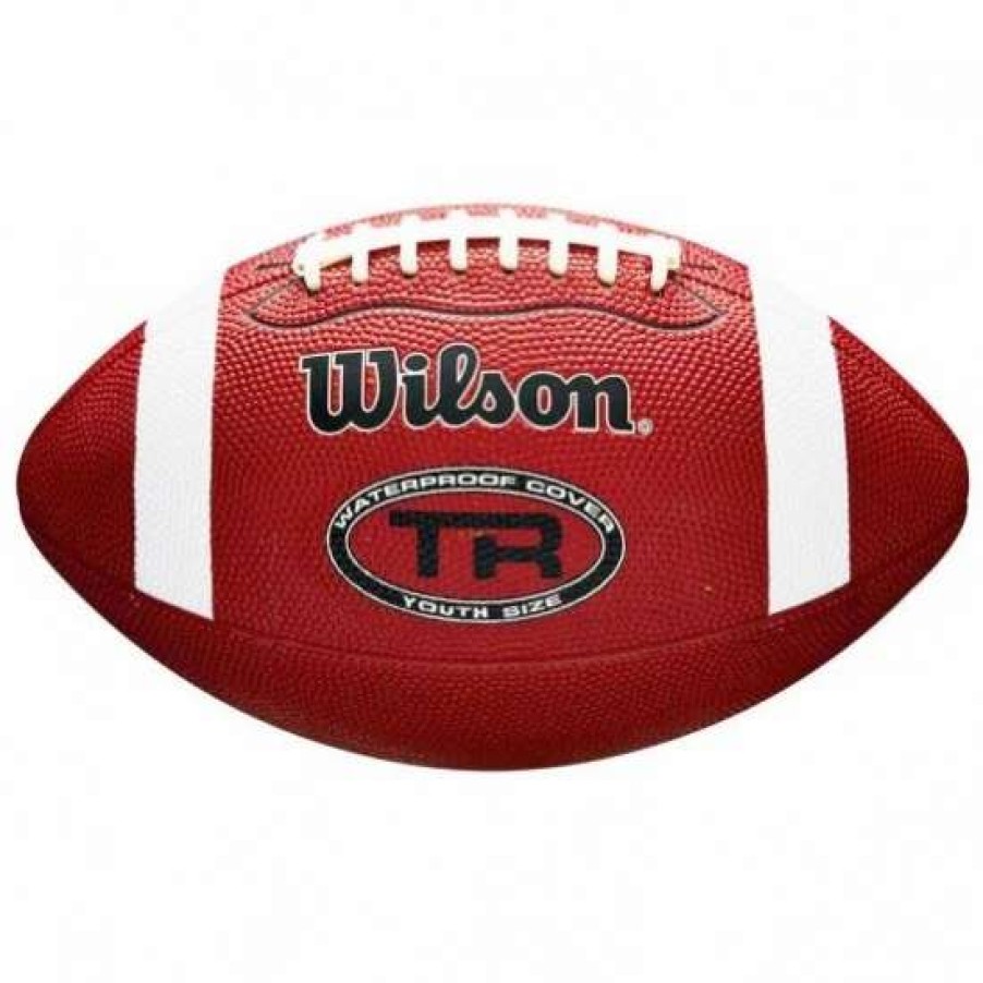 Football * | Wilson Tr Youth Waterproof Rubber Football Best Price