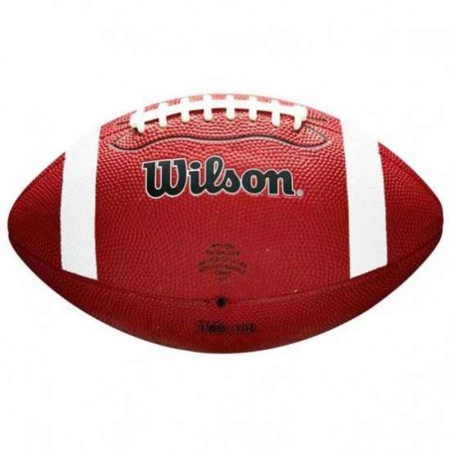 Football * | Wilson Tr Youth Waterproof Rubber Football Best Price