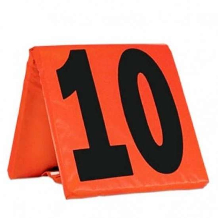 Football * | Champro Set Of 11 Foldable Football Yard Marker Set Promotions