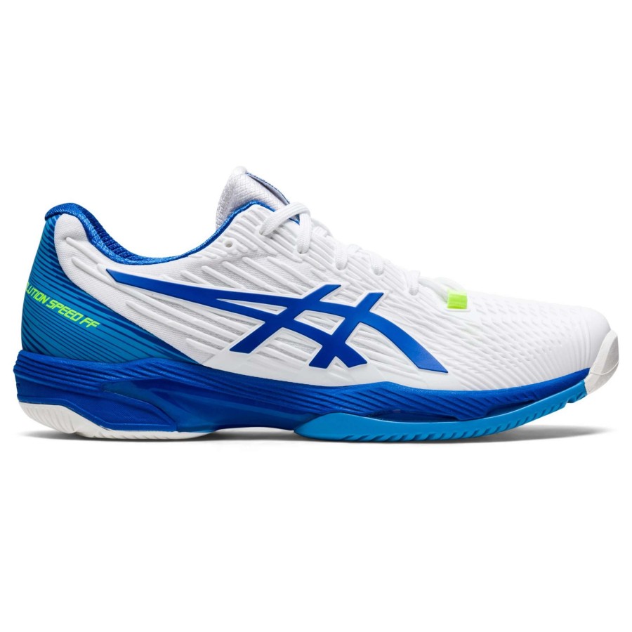 Men'S * | Asics Solution Speed Ff Men'S Tennis Shoes White/Tuna Blue