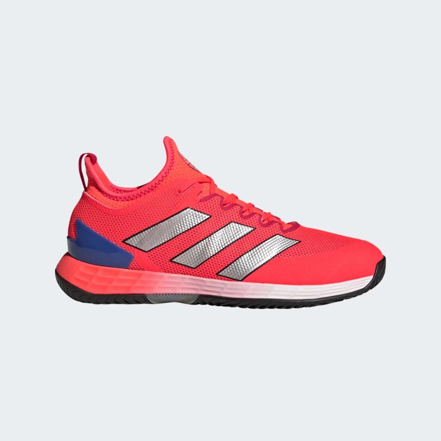 Men'S * | Adidas Adizero Ubersonic 4 Men Tennis Shoes Red/Silver/Blue Hq8379