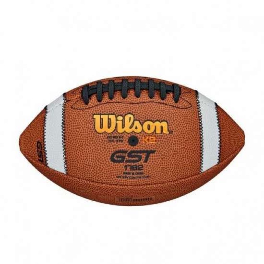 Football * | Wilson Gst K2 Age 6-9 Composite Football Best Price