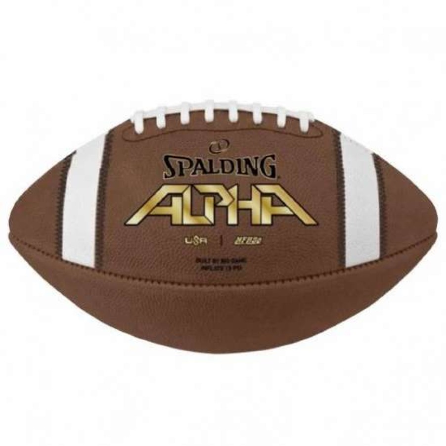 Football * | Spalding Alpha Leather Football, 726758 Best Price