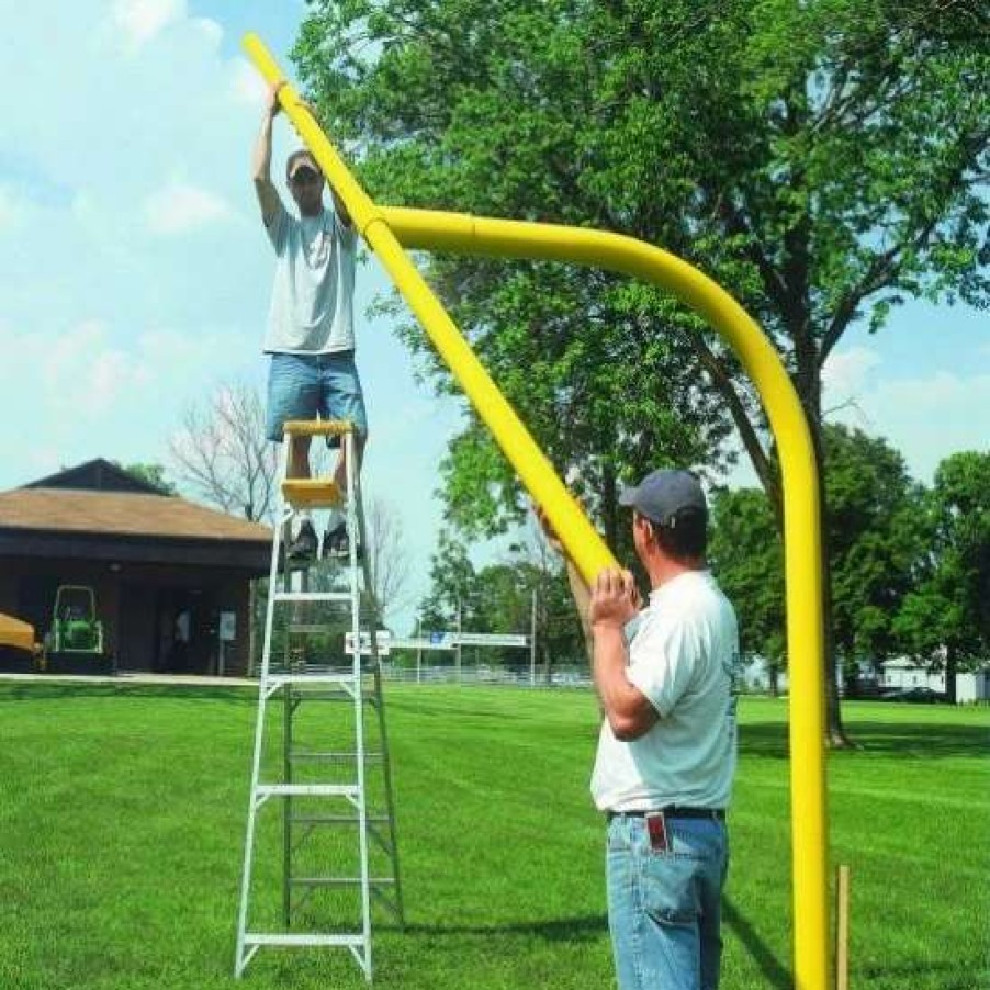 Football * | Bison Official High School Football Goal Posts, 4-1/2" Dia, Yellow, Fb45Hs-Sy Promotions