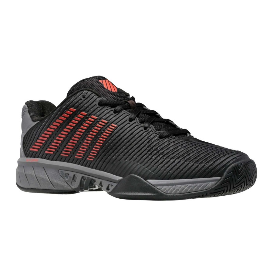 Men'S * | K-Swiss Hypercourt Express 2 Men'S Tennis Shoes Black/Orange 6613-042