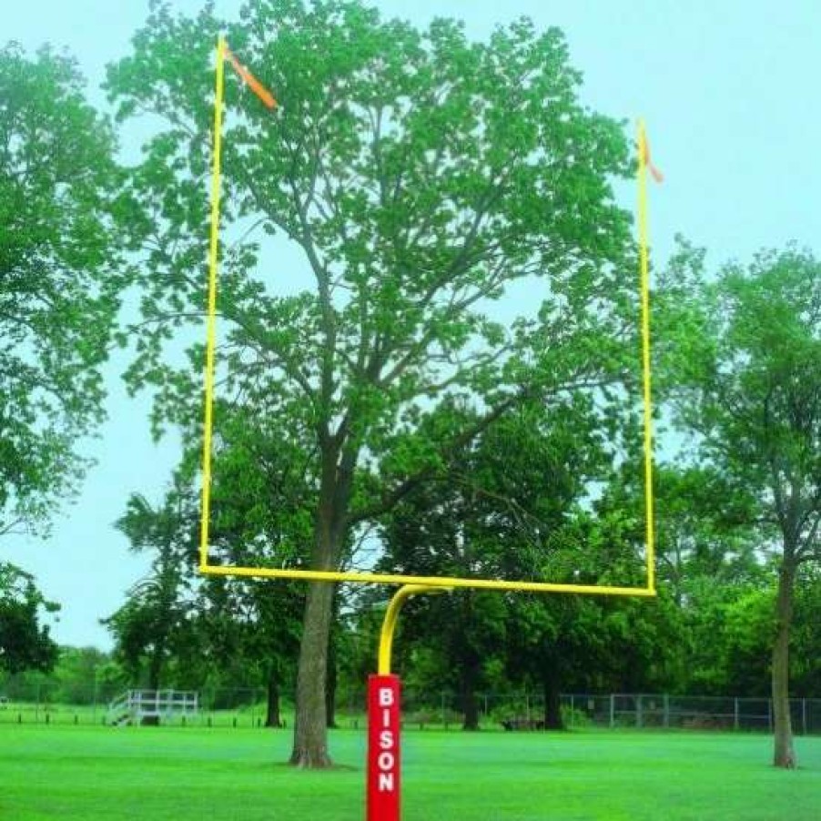 Football * | Bison Official High School Football Goal Posts, 5-9/16" Dia., Yellow, Fb55Hs-Sy Promotions